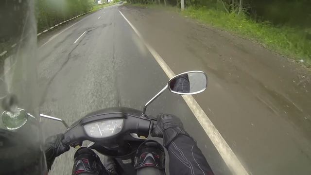Словил клин Honda Dio смотреть онлайн