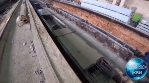 Ригель ЖБИ составной  для железнодорожных ж/д платформ.