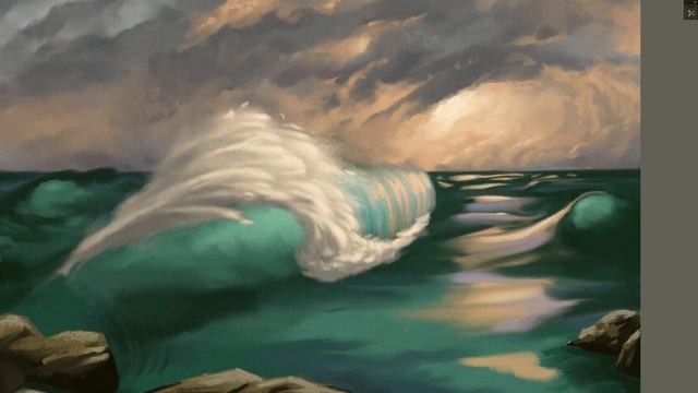 Digital Oil Painting - Shaping the Waves - Photoshop Painting with the MA-Brushes смотреть онлайн