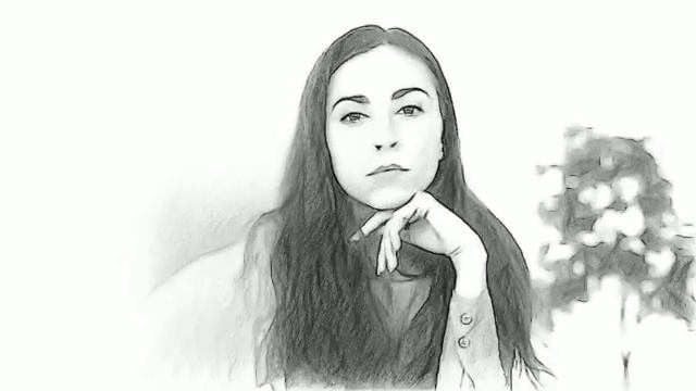 Animated B&W Girl: Transform a Video into a Cartoon смотреть онлайн