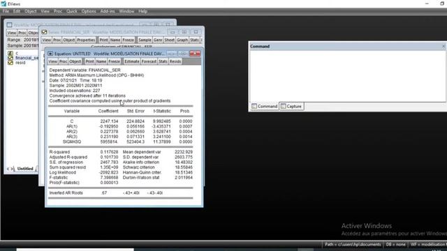 How to run ARCH modeling in Eviews смотреть онлайн