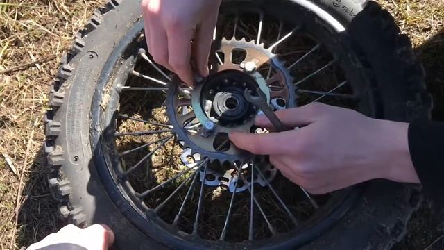 Ремонт питбайка Motoland(замена расходников) смотреть онлайн