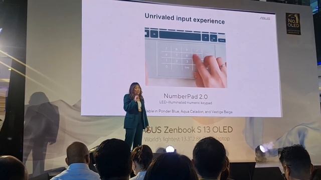 At the launch of Asus Zenbook S 13 OLED смотреть онлайн