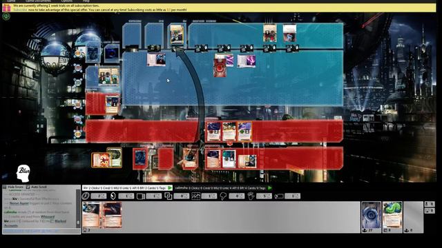 Android: Netrunner - kiv (Whizzard Hraklea Style) vs calimsha (NEH 2 Biotic) Game 2 смотреть онлайн