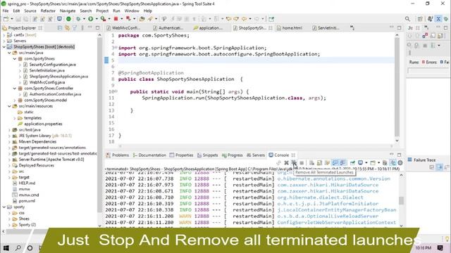 Spring Application Error | Application Failed To Start смотреть онлайн
