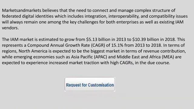 Identity and Access Management IAM Market worth 10 смотреть онлайн