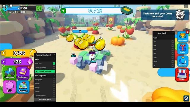 ?Farming Simulator Script • Auto Farm And more [Roblox] смотреть онлайн