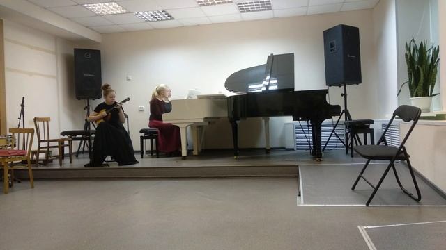 "Тарантелла." Домра и фортепиано.( Фортепиано Арина Паршукова 14лет) смотреть онлайн