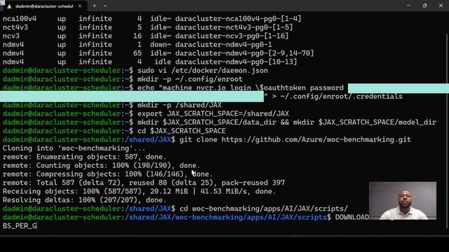 Running T5 training benchmarks using NVIDIA JAX container on Azure смотреть онлайн