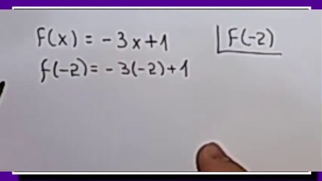 Dada a função definida por f(x) = - 3x + 1, determine f(-2). #matemática #math смотреть онлайн