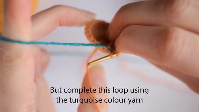 Crochet jacquard І How to change colors in crochet смотреть онлайн