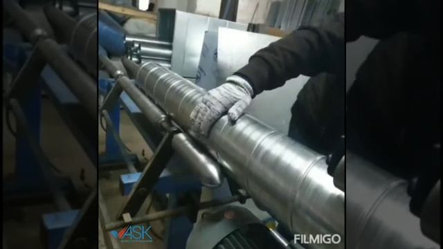 Производство спирально навивных воздуховодов