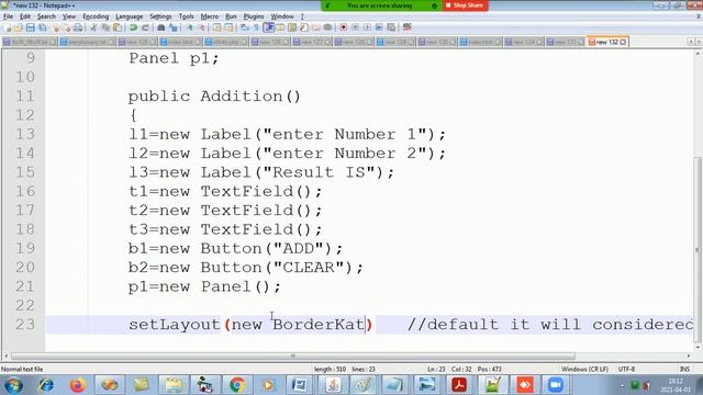 Core Java - AWT introduction part 2 смотреть онлайн