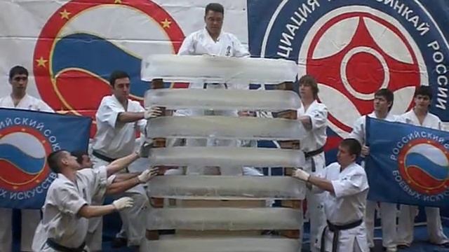 Рекордное тамэсивари сэнсея Габбасова. смотреть онлайн