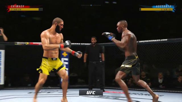 Khamzat Chimaev Vs Israel Adesanya Full Fight