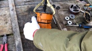 БЕНЗОПИЛА УРАЛ 2 не заводится причина переборка двигателя установка закрытых подшипников и сальнико
