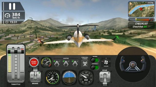 УЧИМСЯ ЛЕТАТЬ НА САМОЛЕТЕ - AFPS - Airplane Flight Pilot Simulator [Android] - HD Gameplay Trailler смотреть онлайн