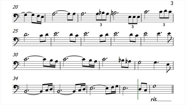 Ebb Tide Frank Sinatra Cello Sheet Music Backing Track Play Along Partitura смотреть онлайн
