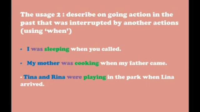 Past Continuous Tense смотреть онлайн