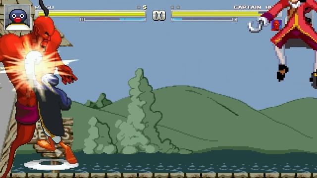 AN Mugen #268: Pingu VS Captain Hook & Jafar