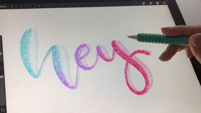 Blending Tutorial with the Glitzy Brush Set in Procreate смотреть онлайн