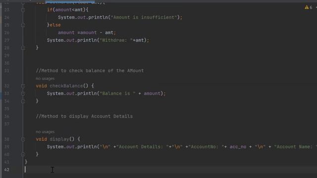 Real Life Example - Bank Account Program in Java in Hindi смотреть онлайн