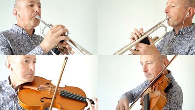 Avengers Theme (Alan Silvestri) - trumpet and viola cover - trompette et alto смотреть онлайн