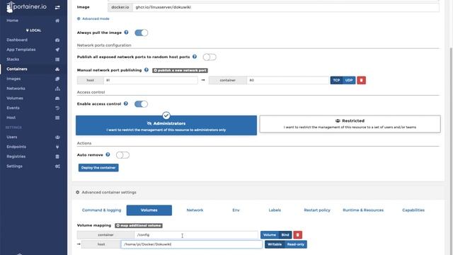 How to Install DokuWiki on Docker using Portainer смотреть онлайн