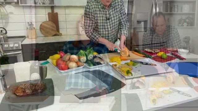 Cooking Light 2-Piece Straight & Serrated Santoku Knives on QVC смотреть онлайн