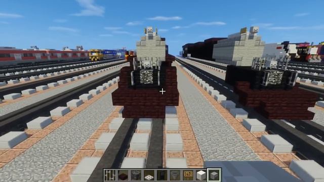 Minecraft Union Pacific Big Boy Steam Train Tutorial смотреть онлайн