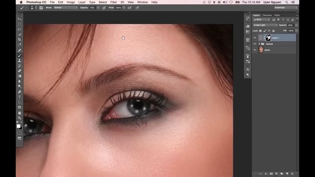 Retouch Da Mặt Tự Nhiên Trong Photoshop смотреть онлайн