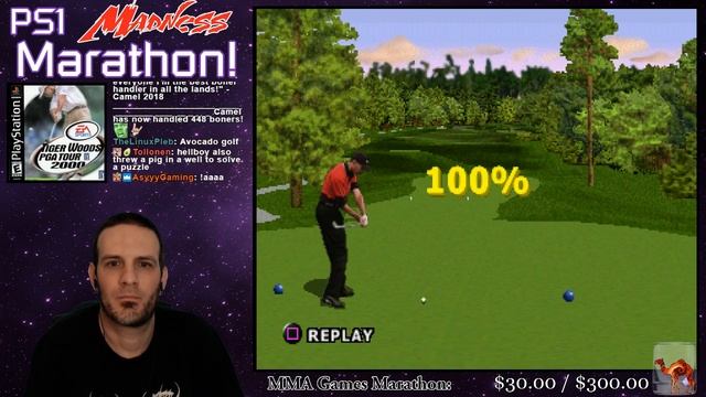 PS1 Madness Marathon #21 08: Tiger Woods PGA Tour 2000 смотреть онлайн