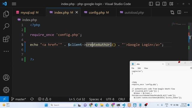 PHP 7 OAuth2 Google Login & Logout Script to Store User in MySQL Database and Display in Browser смотреть онлайн