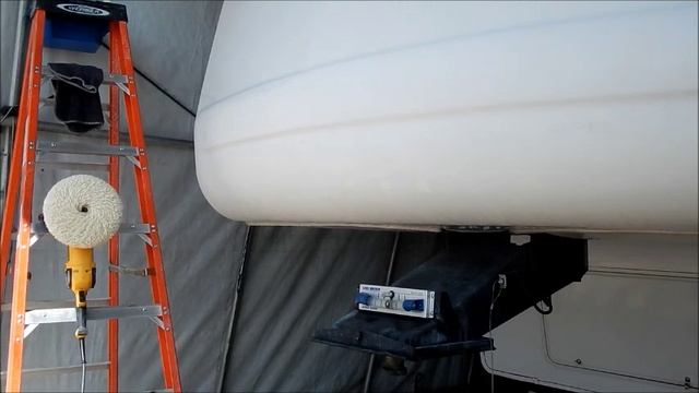 RV Decal Removal part 8: Dramatic results, using the high speed buffer, working on gelcoat смотреть онлайн