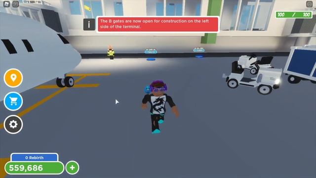 Expanding my Airport in Roblox Airport Island Tycoon смотреть онлайн