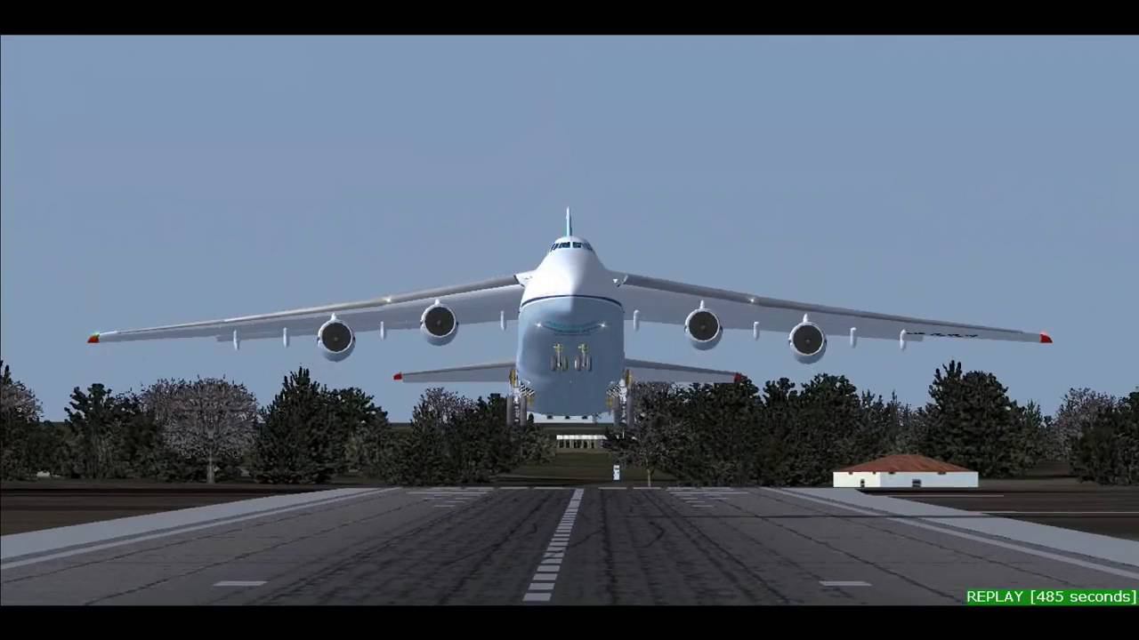 [FS2004] Antonov An-124 ''Ruslan'' training flight смотреть онлайн