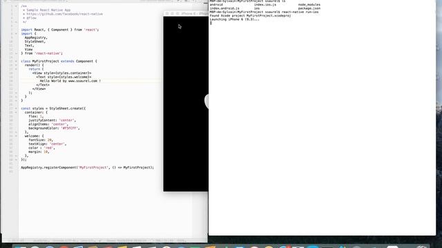 Create an Hello World App on React Native смотреть онлайн