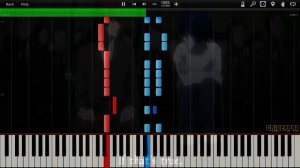 L 's Theme A - Death Note Soundtrack (Piano Tutorial) [Synthesia]