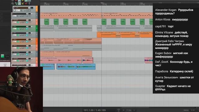 Пишем новогоднюю музыку вместе с подщипчиками онлайн