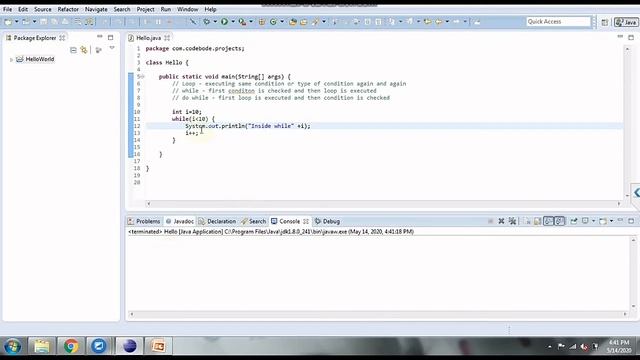 Do While Loops In Java | Difference Between While and Do While | Java Tutorials | Code Bode смотреть онлайн