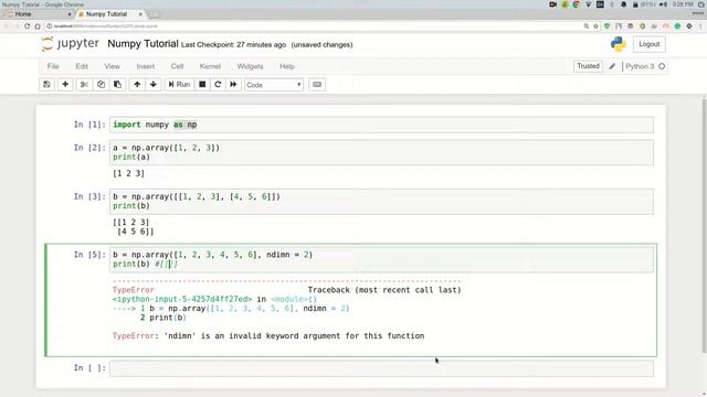 Get Hands-on with Numpy | Lecture 1 смотреть онлайн
