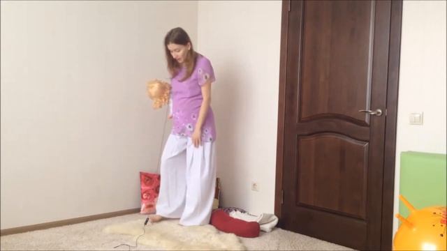 Baby yoga, верблюжья походка для мамы смотреть онлайн