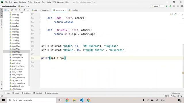 Dunder methods in Python | Beginners Mate Python in Gujarati | #67 смотреть онлайн
