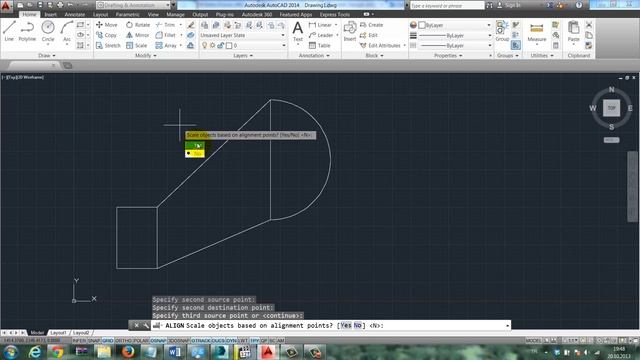 AutoCAD Dersleri #37 | Align (Hizalama) Komutu смотреть онлайн