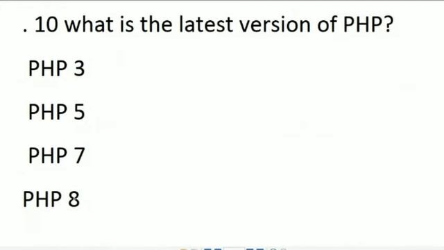 PHP MCQ'S|EXAM TIME GUIDANCE |MCQ 1 to 20 смотреть онлайн
