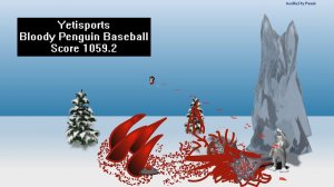Yetisports Bloody Penguin Baseball Score 1059.2