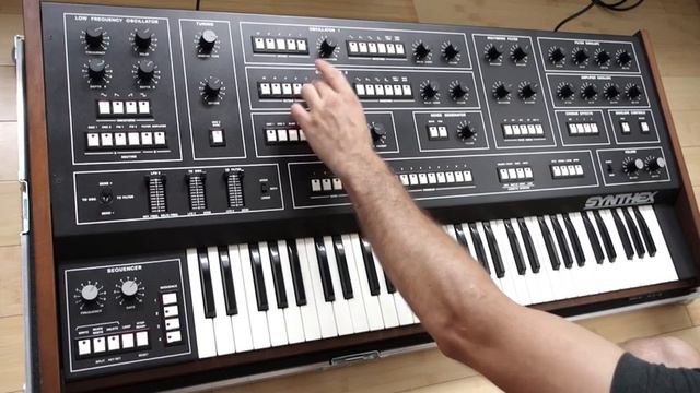 Elka Synthex Demo Rare Vintage Analog Synthesizer Synth