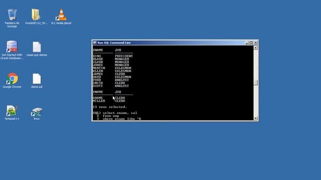 Comando básicos BD Oracle Parte 2 смотреть онлайн