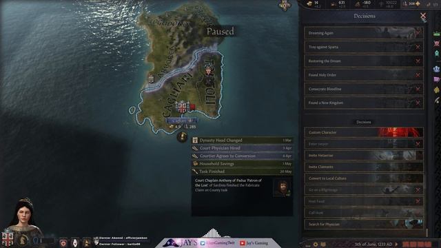 [FR] Crusader Kings 3 : Princes of Darkness (Mod Vampires) - Hélène de Troie - Rediff Épisode 4 смотреть онлайн