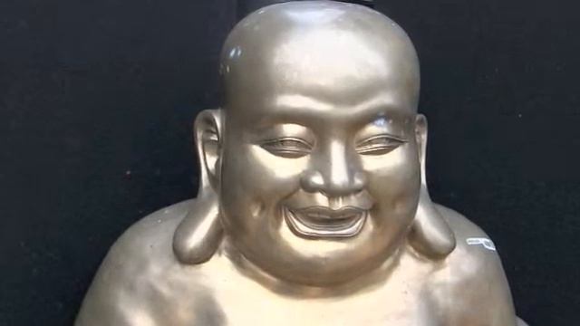 XL Bronze Happy Bronze Buddha Laughing Statue смотреть онлайн